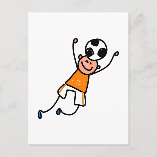 サッカーの子 ポストカード (正面)