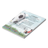 サッカーの孫詩 ノートパッド (回転)