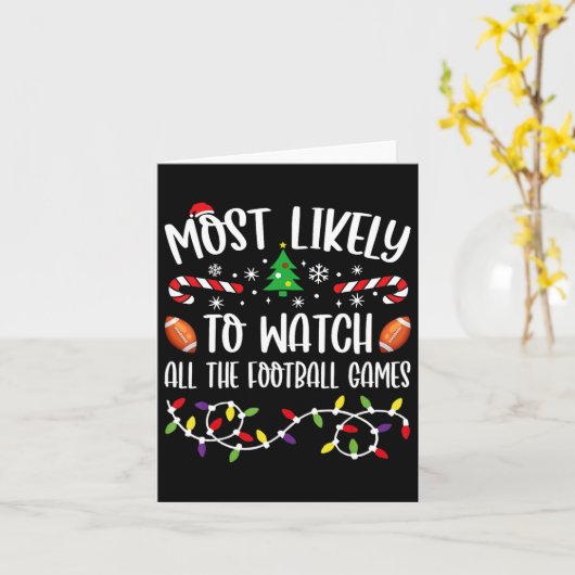 サッカーの家族全員を見る可能性が最も高い カード (黄色い花)