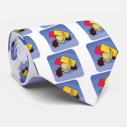 サッカーの審判員 ネクタイ (ロール)