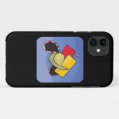 サッカーの審判員 Case-Mate iPhoneケース (裏面(横))