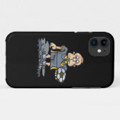 サッカーの審判員 Case-Mate iPhoneケース (裏面(横))