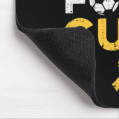 サッカーの幼児期がん治療認識度の蹴り マウスパッド (コーナー)