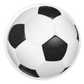 サッカーの引出しのノブ、スポーツの引き、スポーツのテーマ セラミックノブ (正面)