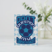 サッカーの強迫観念を疑わない ポストカード (スタンド正面)