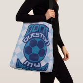 サッカーの強迫観念オールオーバープリントバッグ クロスボディバッグ (クローズアップ)