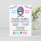 サッカーの性別はピンクまたは青のシャワーを浴びる 招待状 (スタンド正面)