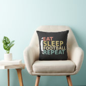 サッカーの恋人食べのスリープサッカーリピート クッション (椅子)