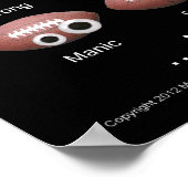 サッカーの感情ポスター ポスター (角)