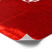 サッカーの成功と態度のポスターレッドデニム009 ポスター (角)