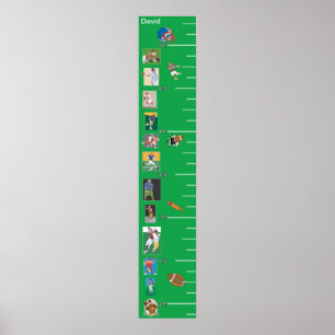 サッカーの成長図 ポスター