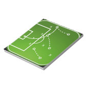 サッカーの戦術ボード ノートパッド (回転)