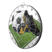 サッカーの投げ矢板 ダーツボード (正面右)