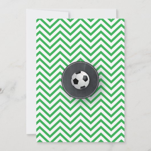 サッカーの招待のパーティーの第2誕生日2のフットボール 招待状 (裏面)