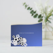 サッカーの招待バー（ユダヤ教の）バル・ミツバー エンクロージャーカード (スタンド正面)