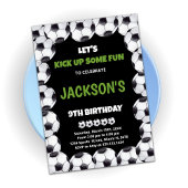 サッカーの招待状を盛り上げよう 招待状