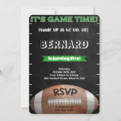 サッカーの招待状 招待状 (正面)