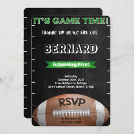 サッカーの招待状 招待状