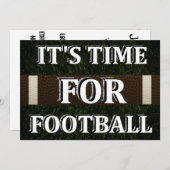 サッカーの招待状 招待状 (正面/裏面)