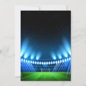 サッカーの招待状 招待状 (裏面)