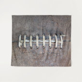 サッカーの文字列（水平） タペストリー (正面(横))