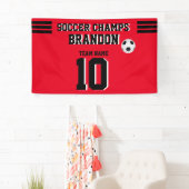 サッカーの旗ふちあばパーソナライズされたり選手ゴール 横断幕 (インサイチュ)