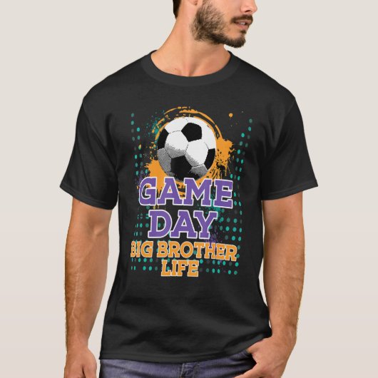 サッカーの日ビッグブラザーライフ Tシャツ (正面)