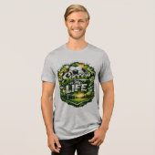 サッカーの日 トライブレンドTシャツ (正面全面)