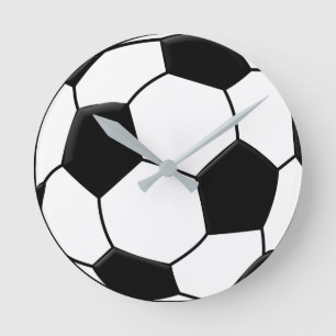 サッカーの時計 ラウンド壁時計