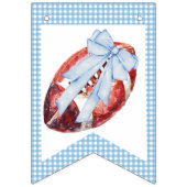 サッカーの最初のダウン1の誕生日のバンティングバナー バンティングフラッグ (第2の旗)