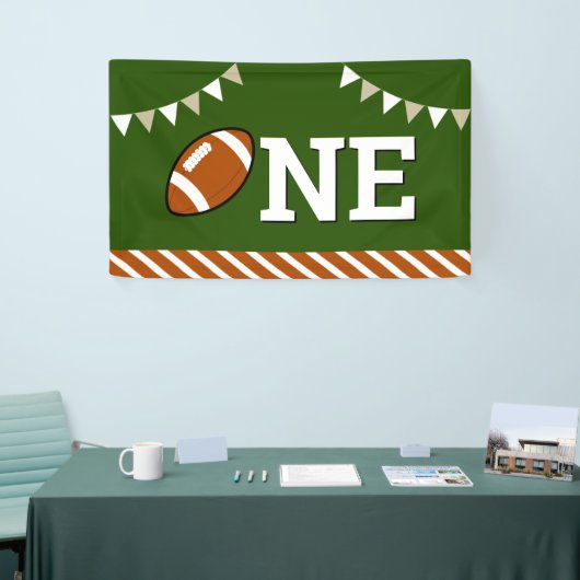 サッカーの最初の誕生日パーティー 横断幕 (トレードショー)