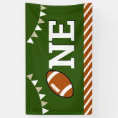 サッカーの最初の誕生日パーティー 横断幕 (縦)