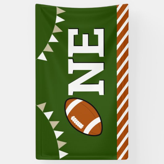 サッカーの最初の誕生日パーティー 横断幕 (縦)