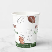 サッカーの最初の誕生日パーティー 紙コップ (左)