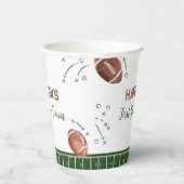 サッカーの最初の誕生日パーティー 紙コップ (右)