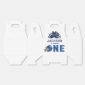 サッカーの最初の誕生日ビーフボックス フェイバーボックス (見開き)