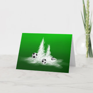 サッカーの木 2025 - クリスマスカード サンキューカード