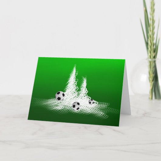 サッカーの木 2025 - クリスマスカード サンキューカード (正面)