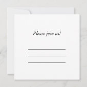 サッカーの未亡人 招待状 (裏面)