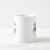 サッカーの未亡人(文字) マグカップ (中央)