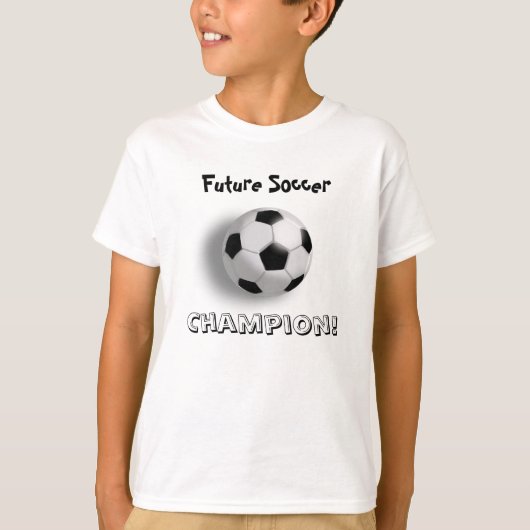 サッカーの未来チャンピオン！ Tシャツ (正面)