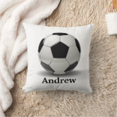 サッカーの枕-それを個人化して下さい! クッション (ブランケット)