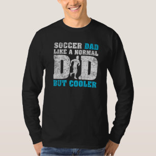 サッカーの正規パパ選手Fのようにパパをメンズする Tシャツ