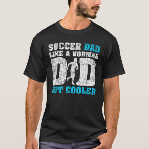 サッカーの正規パパ選手Fのようにパパをメンズする Tシャツ