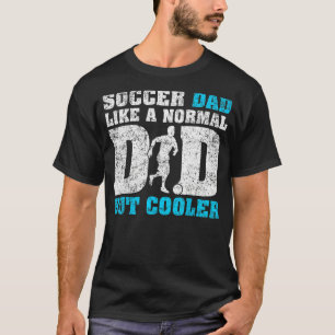 サッカーの正規パパ選手Fのようにパパをメンズする Tシャツ