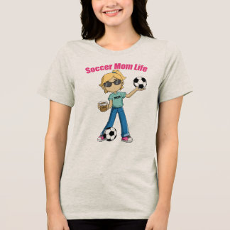 サッカーの母の生活 トライブレンドＴシャツ