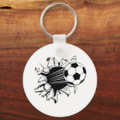 サッカーの涙 キーホルダー (正面)