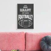 サッカーの準備は？ キャンバスプリント (インサイチュ (リビング))