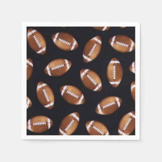 サッカーの準備は? スタンダードカクテルナプキン (正面)