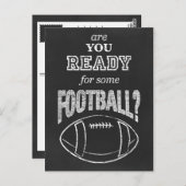 サッカーの準備は？ ポストカード (正面/裏面)